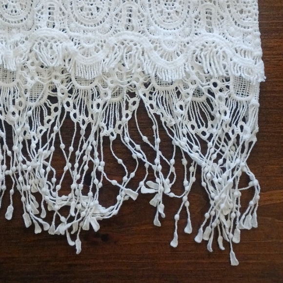 White Crochet Top - Picture 3 of 8